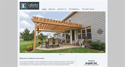 Desktop Screenshot of labonteconstructionllc.com